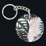 Paradise Palm Fronds Sleutelhanger<br><div class="desc">Paradise Sweep I van Grace Popp. De de boombladeren van de palm in diverse vormen worden gecontrasteerd door de unieke gebruikte kleurenkeuzen. | 138464 GG</div>