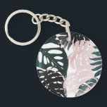 Paradise Palm Fronds Sleutelhanger<br><div class="desc">Paradise Sweep I van Grace Popp. De de boombladeren van de palm in diverse vormen worden gecontrasteerd door de unieke gebruikte kleurenkeuzen. | 138464 GG</div>