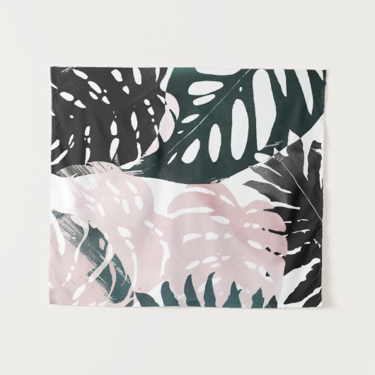 Paradise Palm Fronds Wandkleed (Voorkant (horizontaal))