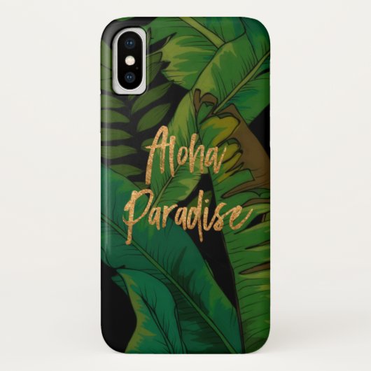 Paradise Palm Hawaiian Aloha- Meerkleurig Case-Mate iPhone Case (Achterkant)