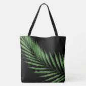 Paradise Palm Hawaiian Beach Bag Omkeerbaar - zwar Tote Bag (Achterkant)