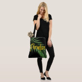 Paradise Palm Hawaiian Beach Bag Omkeerbaar - zwar Tote Bag (Op model)