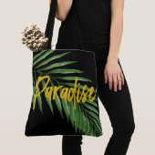Paradise Palm Hawaiian Beach Bag Omkeerbaar - zwar Tote Bag (Dichtbij)