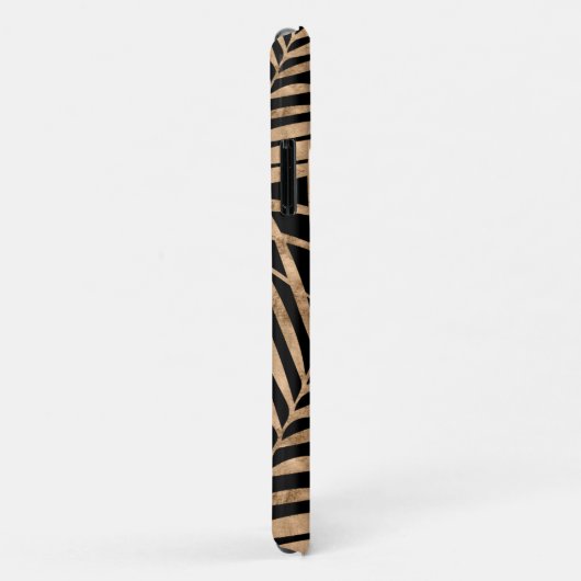 Paradise Palm Hawaiian Tropical - Gold & Black Case-Mate iPhone Case (Achterkant/rechts)