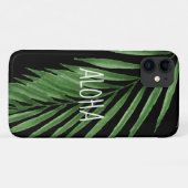 Paradise Palm Hawaiian Tropical - zwart Case-Mate iPhone Case (Achterkant (horizontaal))