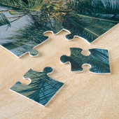 Paradise Palm Trees Reflections Legpuzzel (Zijkant)