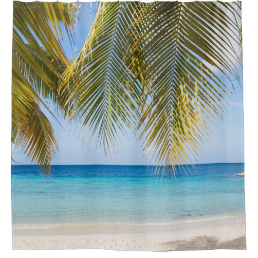 Paradise Palm View Bliss 1 Douchegordijn (Voorkant)