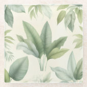 Paradise Palms Glazen Onderzetter (Voorkant)