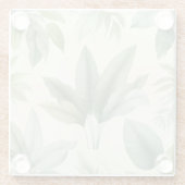 Paradise Palms Glazen Onderzetter (Achterkant)