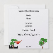 Paradise Party in Style Bright Lights - SRF Kaart (Achterkant)