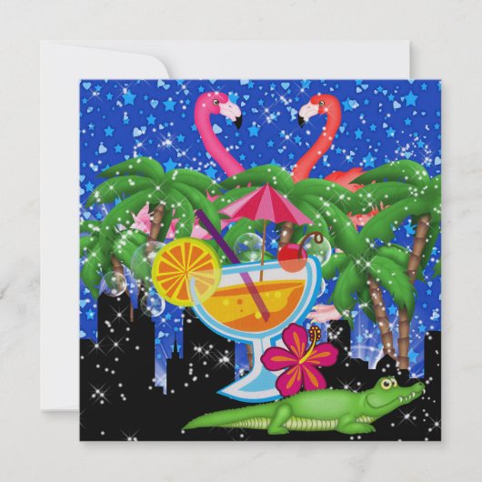 Paradise Party in Style Bright Lights - SRF Kaart (Voorkant)