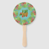 Paradise "Party like a Pineapple" "Hawaiian Luau" Handwaaier (Achterkant)