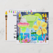 Paradise Party / Luau - SRF Kaart (Voorkant / Achterkant)