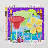 Paradise Party / Luau - SRF Kaart (Voorkant / Achterkant)