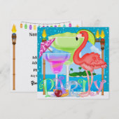 Paradise Party / Luau - SRF Kaart (Voorkant / Achterkant)