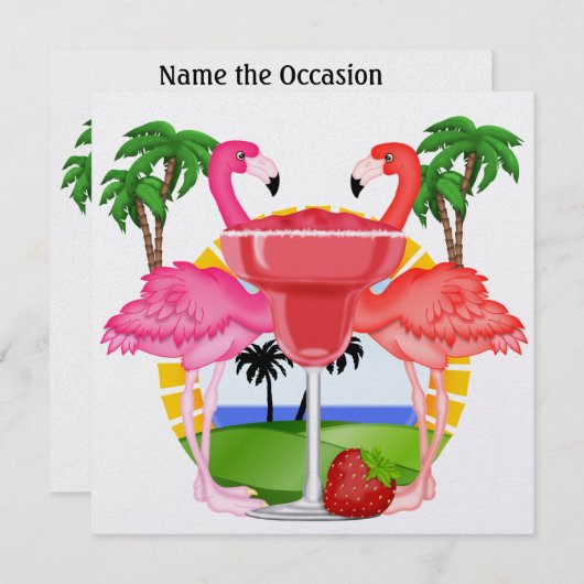 Paradise Party - SRF Kaart (Voorkant / Achterkant)