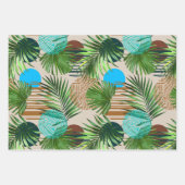 Paradise plants Hawaiian pattern Inpakpapier Vel (Voorkant 3)
