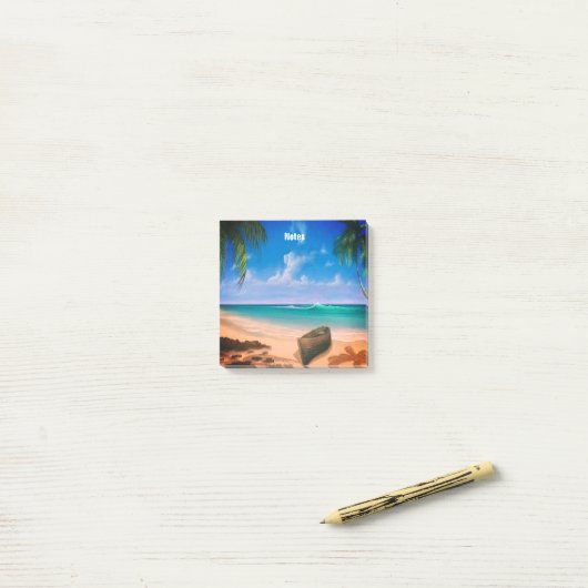Paradise Post-it Notes (Op bureau)