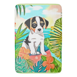 Paradise Puppy Design Badmat