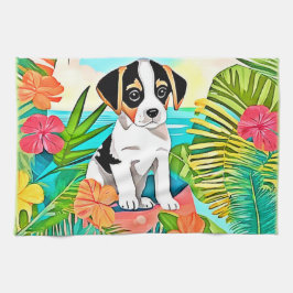 Paradise Puppy Design Theedoek