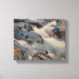 Paradise River op een uitgerekte canvasprint Canvas Afdruk