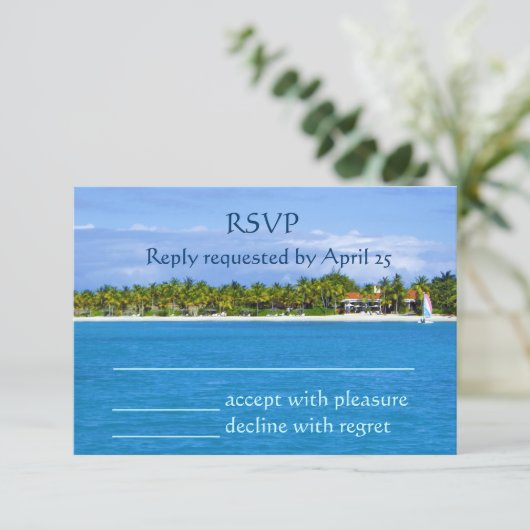 Paradise RSVP (Staand voorkant)