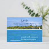 Paradise RSVP Kaartje (Staand voorkant)