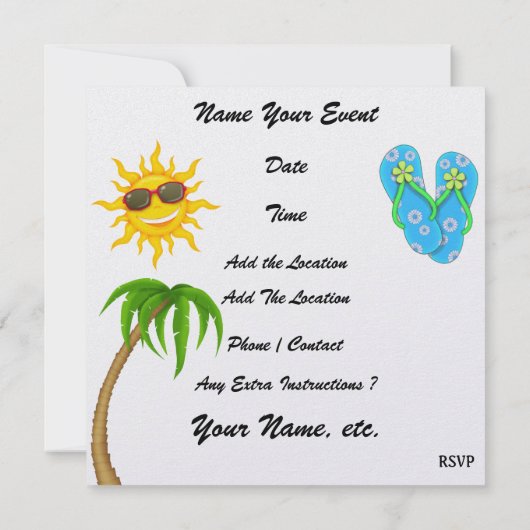 Paradise - SRF Kaart (Achterkant)