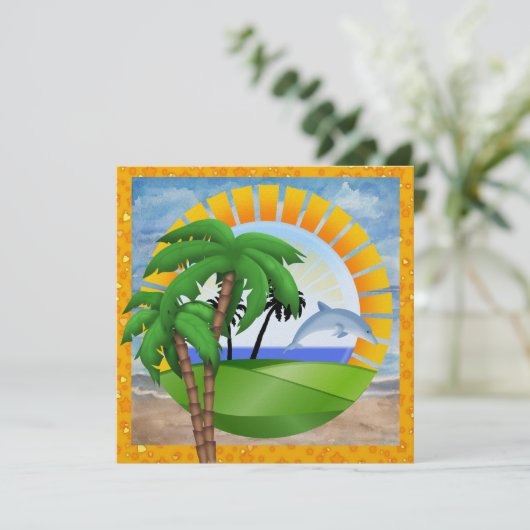 Paradise - Surf - SRF Kaart (Staand voorkant)