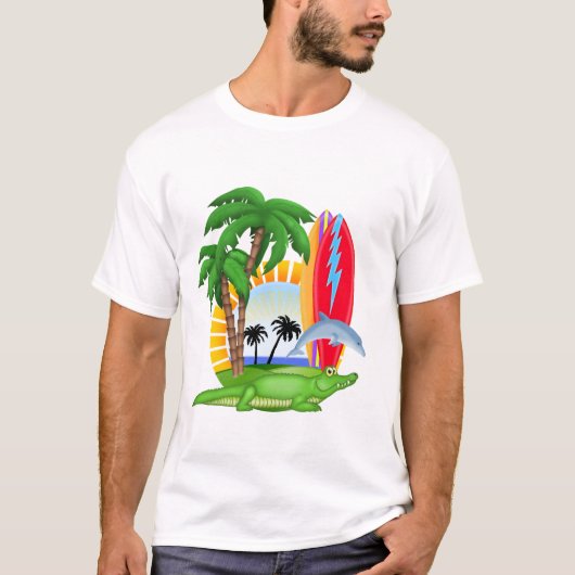Paradise Surf - SRF T-shirt (Voorkant)
