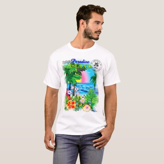 Paradise T-shirt (Voorkant volledig)