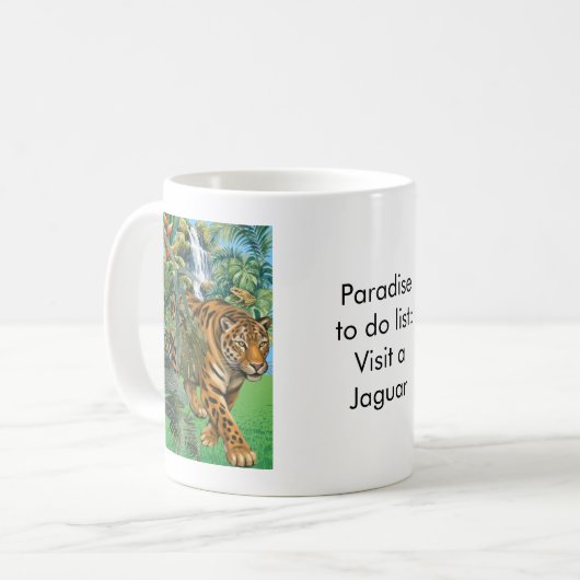Paradise to do list: Jaguar Koffiemok (Voorkant links)