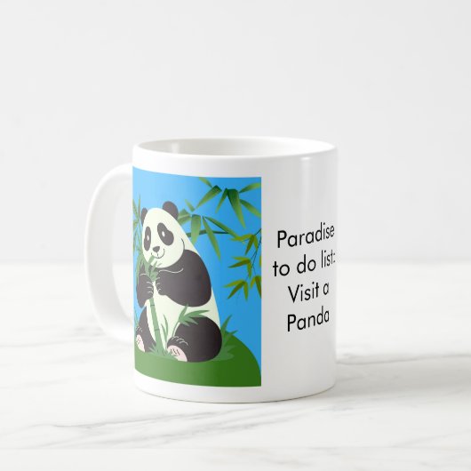 Paradise to do list: Panda Koffiemok (Voorkant links)