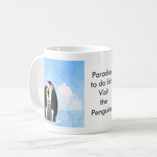 Paradise to do list: Penguins Koffiemok (Voorkant links)