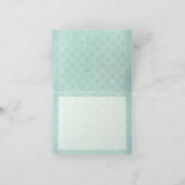 Paradise Tortelduifjes Modern Floral Swirl Damask Kaart (Binnen)