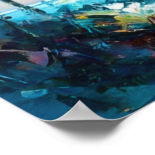 Paradise Tropical Beach Fine Art Poster (Hoek)