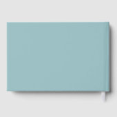 Paradise Tropical Beach Flower Palm Wedding Gastenboek (Achterkant)