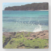 Paradise Tropical Beach Stone Onderzetter (Voorkant)