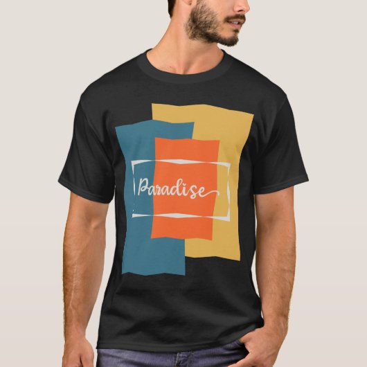 Paradise Typo T-shirt (Voorkant)