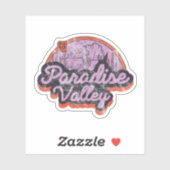 Paradise Valley, Arizona Sticker (Vel)