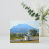 Paradise Valley Chapel, Montana Briefkaart (Staand voorkant)
