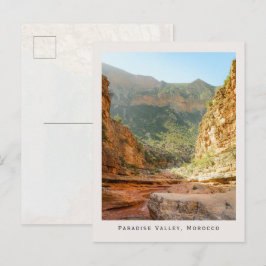 Paradise Valley, Marokko Landschap en Reizen Briefkaart