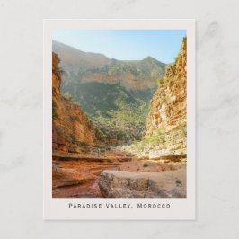Paradise Valley, Marokko Landschap en Reizen Briefkaart