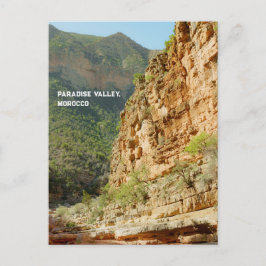 Paradise Valley, Marokko Reis foto Briefkaart