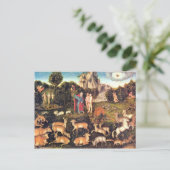 Paradise van Cranach D. Ä. Lucas (Beste kwaliteit) Briefkaart (Staand voorkant)