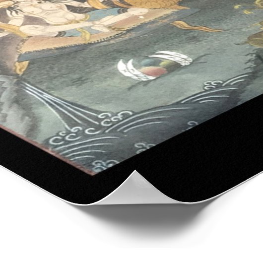 Paradise van het Tibetaanse Thangka-Poster Amitabh Poster (Hoek)