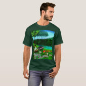 Paradise van melodieën met Griekenland en het meer T-shirt (Voorkant volledig)