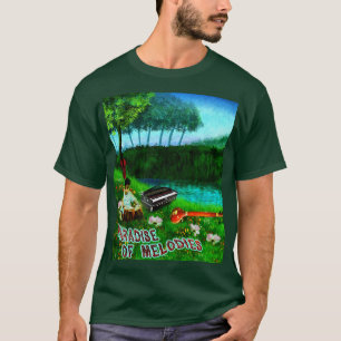 Paradise van melodieën met Griekenland en het meer T-shirt