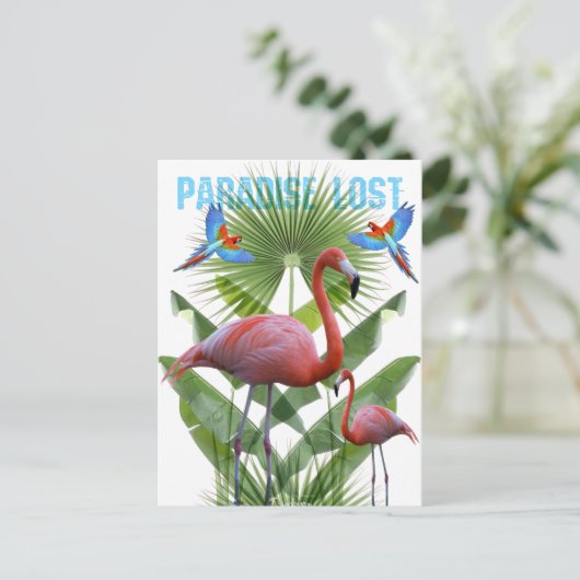 Paradise verloren briefkaart (Staand voorkant)