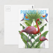 Paradise verloren briefkaart (Voorkant / Achterkant)